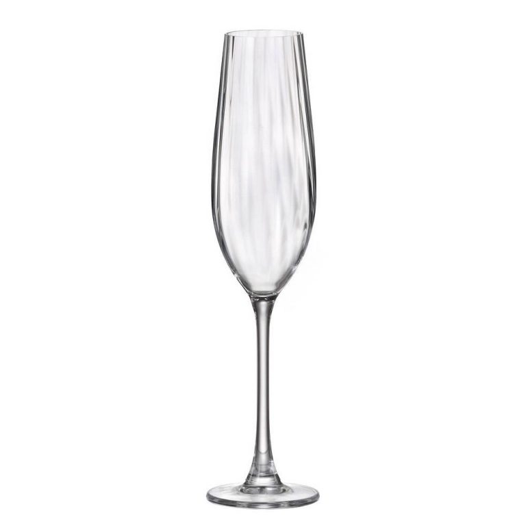 ΠΟΤΗΡΙ ΚΟΛΟΝΑΤΟ FLUTE 260ml COLUMBA OPTIC - CRYSTAL BOHEMIA