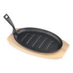 ΤΗΓΑΝΙ ΜΑΝΤΕΜΕΝΙΟ ΜΑΥΡΟ ΟΒΑΛ 27x17