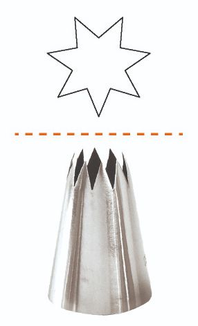 ΜΥΤΗ ΚΟΡΝΕ 8ΜΜ ΜΕ ΟΔΟΝΤΩΤΑ ΧΕΙΛΗ 18/10 CUTLERY PRO