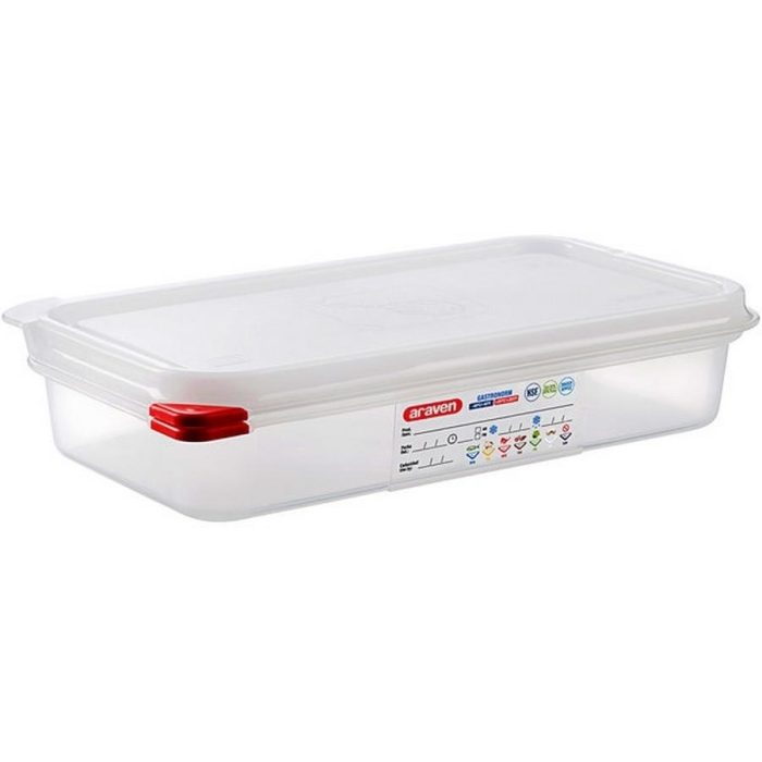 ΑΕΡΟΣΤΕΓΕΣ ΔΟΧΕΙΟ ΤΡΟΦΙΜΩΝ GN 1/3 2.5lt 325x176x65mm HERMETICOS 03029 - ARAVEN