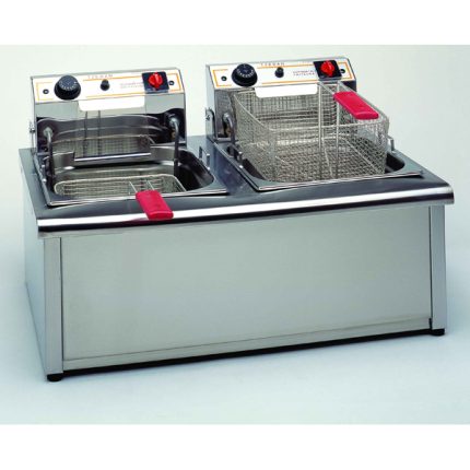 Φριτέζα διπλή F1000 2x10Lt Ρελέ