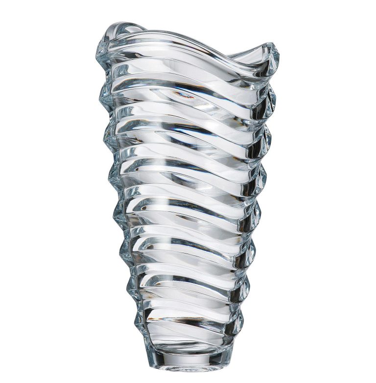 ΑΝΘΟΔΟΧΕΙΟ 340mm WAVE - CRYSTAL BOHEMIA