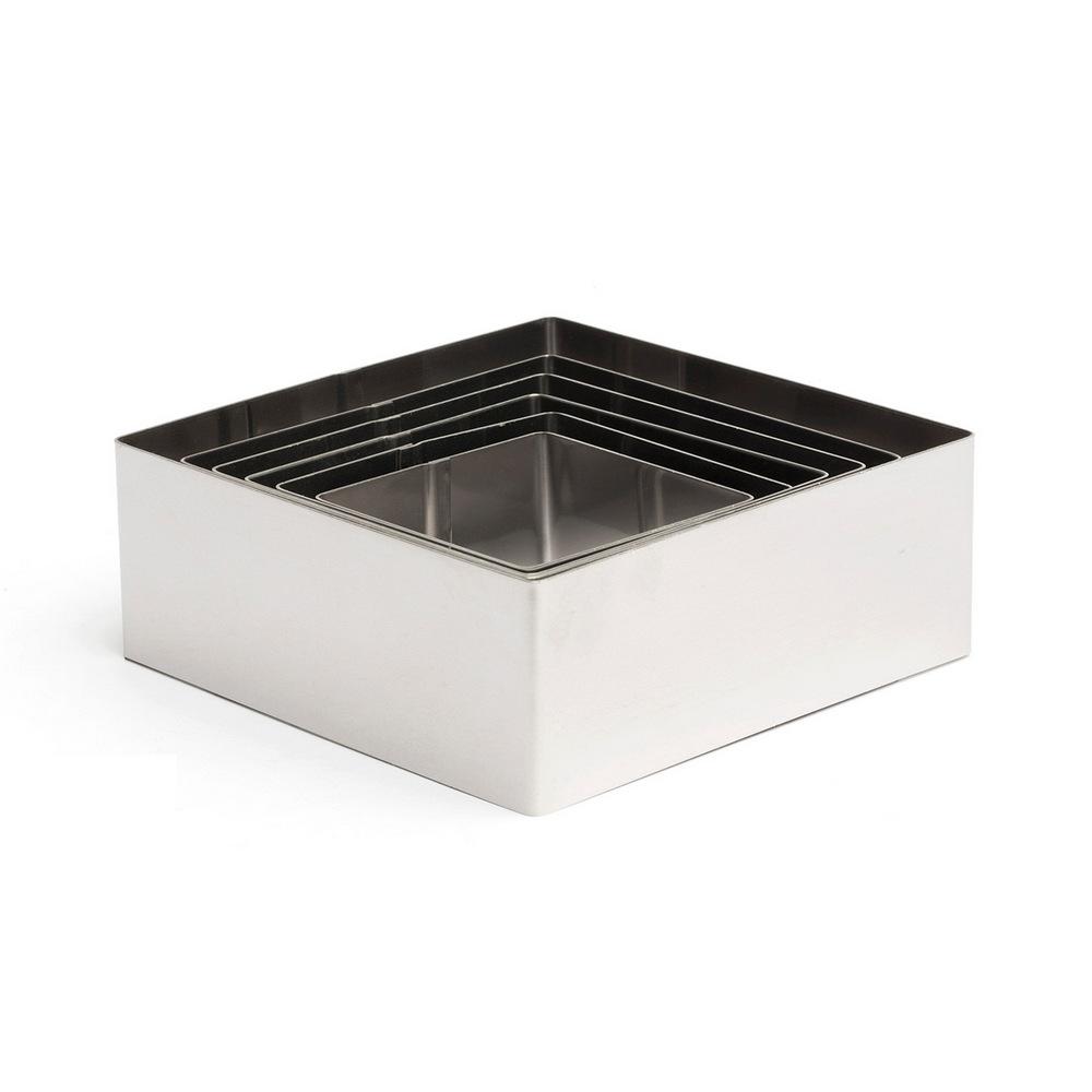 ΣΕΤ 6τεμ. ΤΣΕΡΚΙΑ ΑΝΟΞΕΙΔΩΤΑ ΤΕΤΡΑΓΩΝΑ (6-12cm) - COMAS ΣΕΤ 6τεμ. ΤΣΕΡΚΙΑ ΑΝΟΞΕΙΔΩΤΑ ΤΕΤΡΑΓΩΝΑ (6-12cm) - COMAS