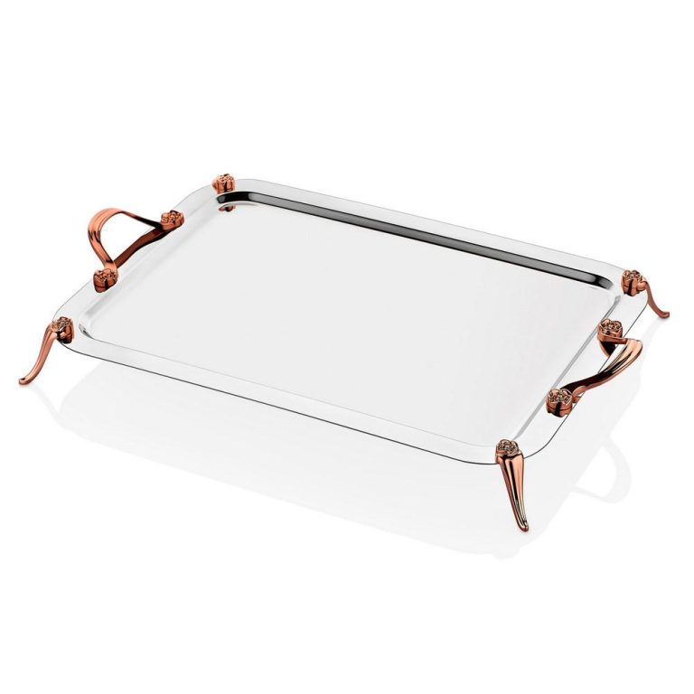 ΔΙΣΚΟΣ ΑΝΟΞΕΙΔΩΤΟΣ 18/10 48x28cm ELIT/ROSE GOLD - ORIANA FERELLI®