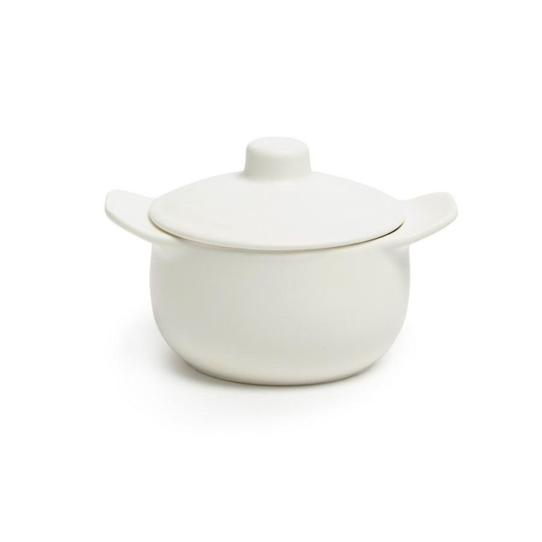 ΚΑΤΣΑΡΟΛΑΚΙ ΜΙΝΙ ΜΕ ΚΑΠΑΚΙ Φ10X14X9CM 250ML ΠΟΡΣΕΛΑΝΗ MINI KODAI 7630 - COMAS