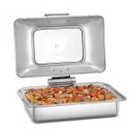 Chafing Dish Flexible για GN1/1 με soft close & παράθυρο ελέγχου