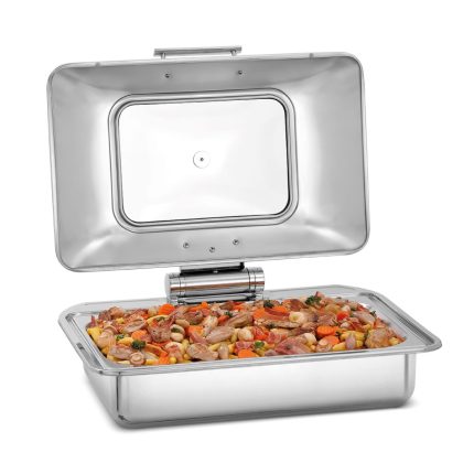 Chafing Dish Flexible για GN1/1 με soft close & παράθυρο ελέγχου