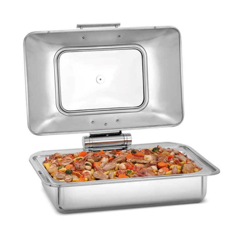 Chafing Dish Flexible για GN1/1 με soft close & παράθυρο ελέγχου