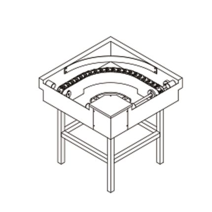 Τραπέζι εξόδου με μηχανισμό 90°