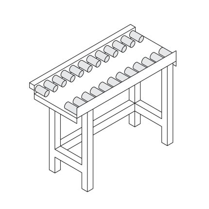 Ραουλιέρα εισόδου-εξόδου 1100mm