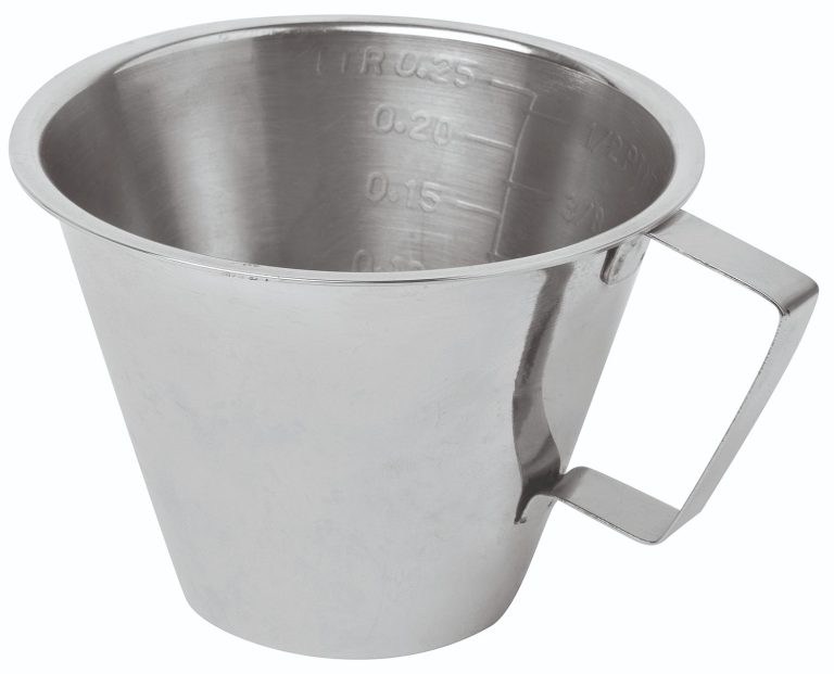 ΣΥΛΛΕΚΤΗΣ ΚΑΦΕ ΙΝΟΧ - ΜΕΖΟΥΡΑ 250ML Φ10 CM Y7