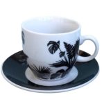 ΣΕΤ 6τεμ. ΦΛΙΤΖΑΝΙΑ ΚΑΦΕ 90cc JUNGLE LEAFS DG08-0227 - Max.Home®