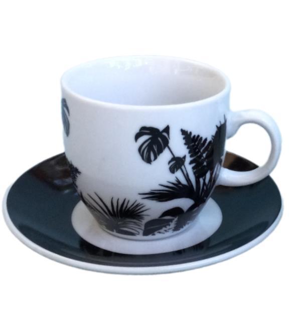 ΣΕΤ 6τεμ. ΦΛΙΤΖΑΝΙΑ ΚΑΦΕ 90cc JUNGLE LEAFS DG08-0227 - Max.Home®