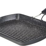 ΤΗΓΑΝΙ GRILL 34x24 CM ΑΝΤΙΚΟΛΛΗΤΙΚΟ ΑΛΟΥΜΙΝΙΟΥ INDUCTION ΜΕ ΣΠΑΣΤΗ ΛΑΒΗ