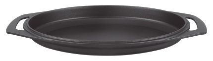 ΤΑΨΙ ΨΗΣΙΜΑΤΟΣ GRILL 34 x 25 CM ΑΝΤΙΚΟΛΛΗΤΙΚΟ ΑΛΟΥΜΙΝΙΟΥ INDUCTION ΜΕ ΛΑΒΕΣ