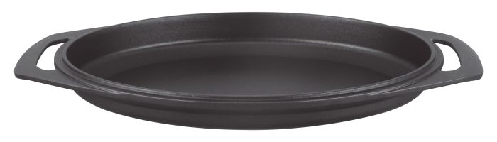 ΤΑΨΙ ΨΗΣΙΜΑΤΟΣ GRILL 34 x 25 CM ΑΝΤΙΚΟΛΛΗΤΙΚΟ ΑΛΟΥΜΙΝΙΟΥ INDUCTION ΜΕ ΛΑΒΕΣ