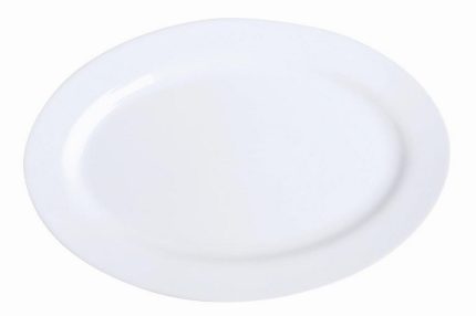 ΠΙΑΤΕΛΑ ΟΒΑΛ 30x20.4cm ΛΕΥΚΗ HORECA/ACCES. - ORIANA FERELLI®