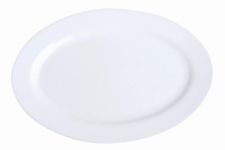 ΠΙΑΤΕΛΑ ΟΒΑΛ 30x20.4cm ΛΕΥΚΗ HORECA/ACCES. - ORIANA FERELLI®