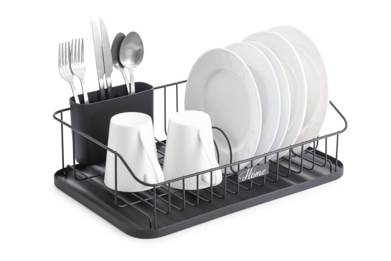 ΠΙΑΤΟΘΗΚΗ με ΔΟΧΕΙΟ ΓΙΑ ΜΑΧΑΙΡΟΠΙΡΟΥΝΑ KITCHEN TREND 8177P/BLACK 43x29x12.5cm - Oriana Ferelli®