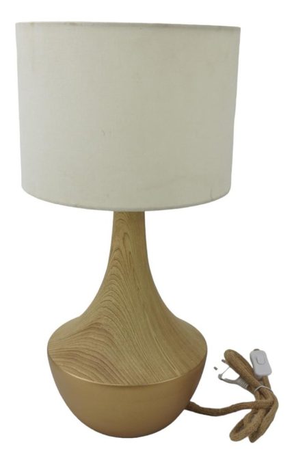 ΛΑΜΠΑΤΕΡ ΕΠΙΤΡΑΠΕΖΙΟ 51cm LT3303/GOLD-WALNUT - ORIANA FERELLI®