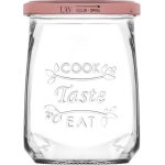 ΒΑΖΟ 550ml με ΜΕΤΑΛΙΚΟ ΒΙΔΩΤΟ ΚΑΠΑΚΙ TASTY - LAV