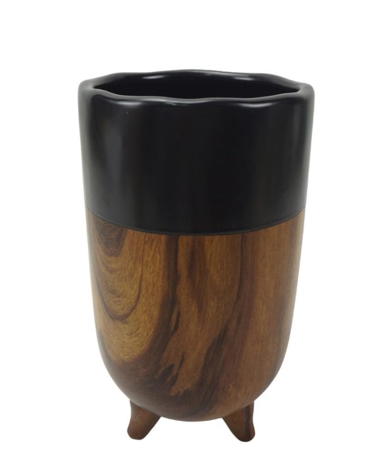 ΑΝΘΟΔΟΧΕΙΟ 27cm LT3275L/BLACK-WALNUT - ORIANA FERELLI®