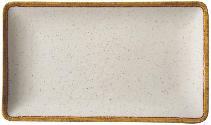 ΠΙΑΤΕΛΑ ΟΡΘΟΓΩΝΙΑ IVORY 27Χ16 CM