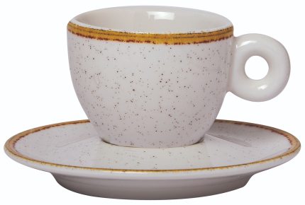 ΦΛΥΤΖΑΝΙ ΕΣΠΡΕΣΟ ΣΕΤ IVORY 70 ML ΜΕ ΠΙΑΤΑΚΙ 12 CM