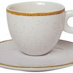 ΦΛΥΤΖΑΝΙ ΚΑΠΟΥΤΣΙΝΟ ΣΕΤ IVORY 200 ML ΜΕ ΠΙΑΤΑΚΙ 14 CM