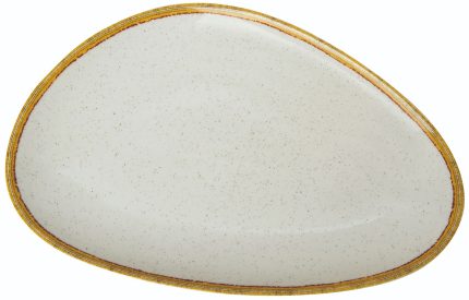 ΠΙΑΤΕΛΑ ΤΡΙΓΩΝΙΚΗ ΑΣΣΥΜΕΤΡΗ IVORY 28 CM
