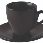 ΠΙΑΤΑΚΙ ΚΩΝΙΚΟΥ ΦΛΥΤΖΑΝΙΟΥ ΚΑΠΟΥΤΣΙΝΟ ΜΑΥΡΟ ΜΑΤ 14CM