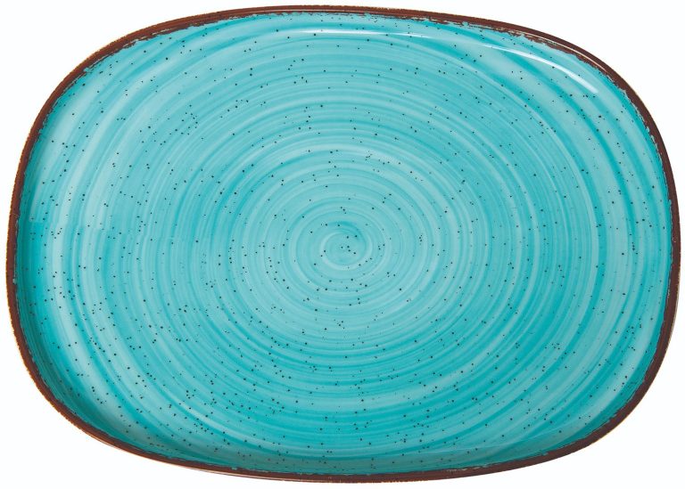 ΠΙΑΤΕΛΑ ΕΠΙΠΕΔΗ ΟΒΑΛ TIFFANY 30 x 22 CM