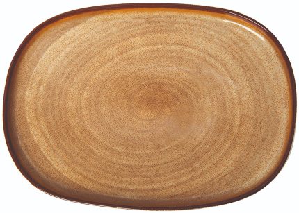 ΠΙΑΤΕΛΑ ΕΠΙΠΕΔΗ ΟΒΑΛ SAHARA 26 x 18 CM