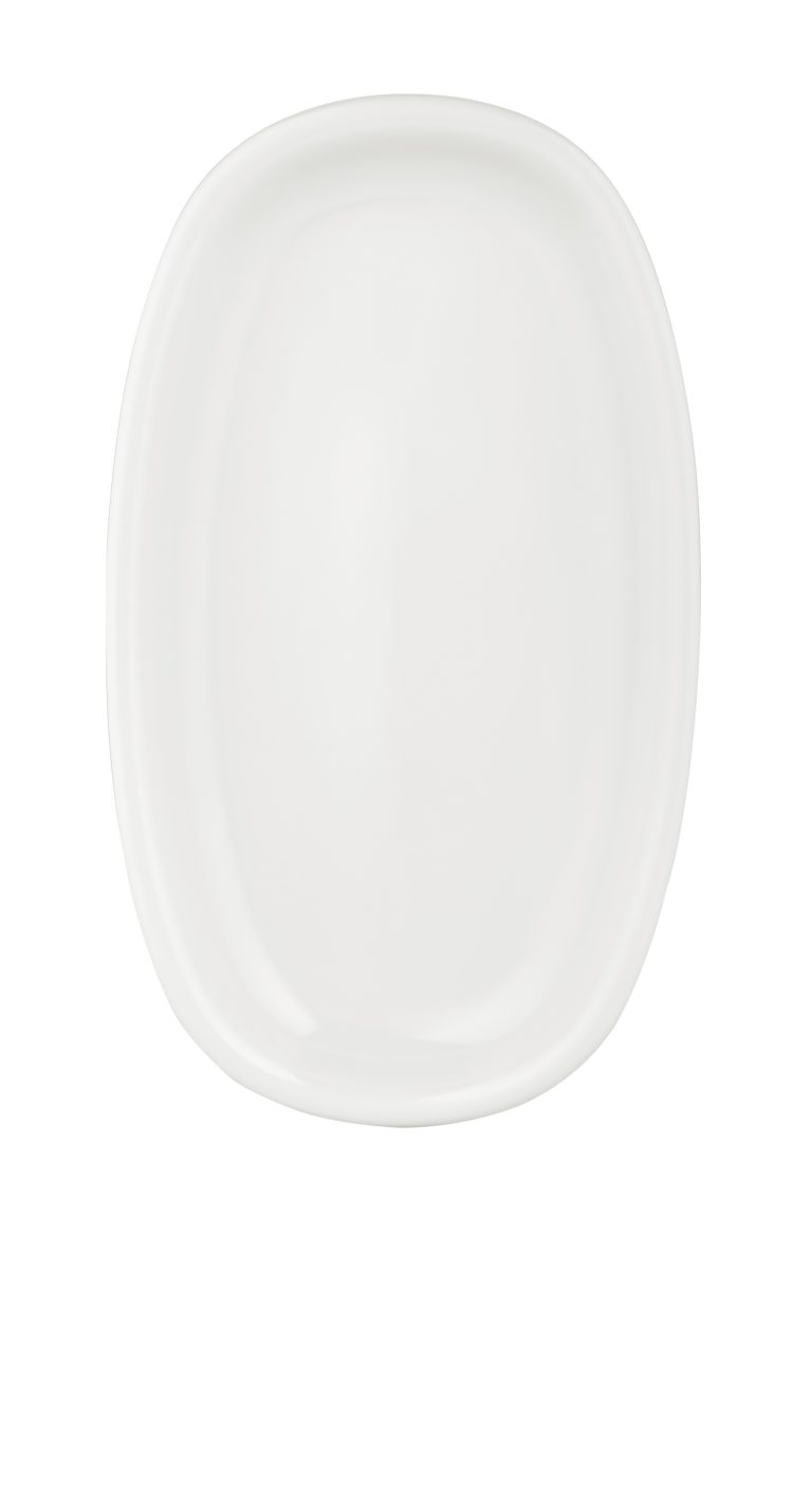 ΠΙΑΤΕΛΑ ΟΒΑΛ WHITE 34x20