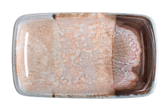 ΠΙΑΤΕΛΑ ΟΡΘΟΓΩΝΙΑ NATURA 24Χ14 CM NEW BONE CHINA