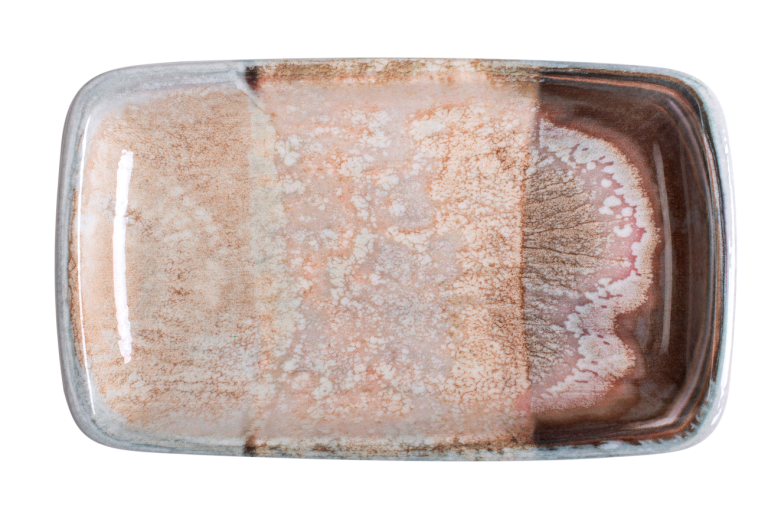 ΠΙΑΤΕΛΑ ΟΡΘΟΓΩΝΙΑ NATURA 24Χ14 CM NEW BONE CHINA