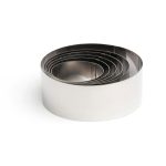 ΣΕΤ 6τεμ. ΤΣΕΡΚΙΑ ΑΝΟΞΕΙΔΩΤΑ ΣΤΡΟΓΓΥΛΑ (Φ6-12cm) - COMAS