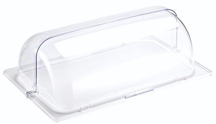ΚΑΠΑΚΙ PC ROLL TOP GN 1/1 53X32CM ΔΙΑΦΑΝΕΣ