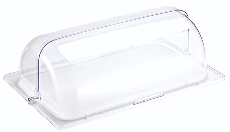 ΚΑΠΑΚΙ PC ROLL TOP GN 1/1 53X32CM ΔΙΑΦΑΝΕΣ
