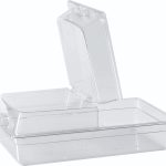 ΚΑΠΑΚΙ PC SQUARE FLIP GN 1/1 53X32CM ΔΙΑΦΑΝΕΣ