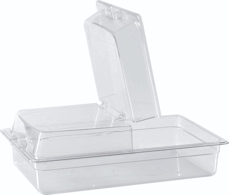 ΚΑΠΑΚΙ PC SQUARE FLIP GN 1/1 53X32CM ΔΙΑΦΑΝΕΣ