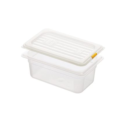 ΔΟΧΕΙΟ ΦΑΓΗΤΟΥ ΑΕΡΟΣΤΕΓΕΣ PP GN 1/9 ΒΑΘΟΣ 10CM 1LT