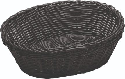 ΨΩΜΙΕΡΑ ΟΒΑΛ 23x17x8CM ΜΑΥΡΗ
