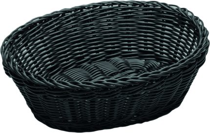 ΨΩΜΙΕΡΑ ΟΒΑΛ 25x20x8CM ΜΑΥΡΗ