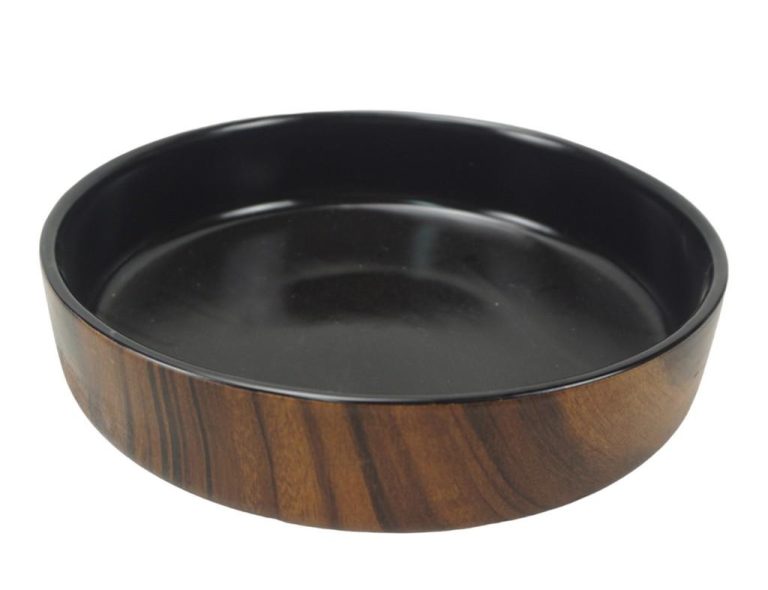 ΦΡΟΥΤΙΕΡΑ Φ25.5x7.5cm LT3327L/BLACK-WALNUT - ORIANA FERELLI®