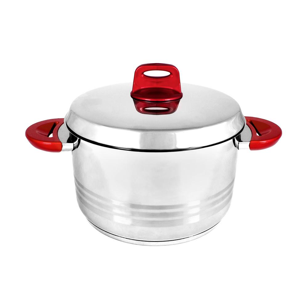 ΚΑΤΣΑΡΟΛΑ Φ22x12cm - 4.5lt DIANA-RED 18/10 - ISFA ΚΑΤΣΑΡΟΛΑ Φ22x12cm - 4.5lt DIANA-RED 18/10 - ISFA