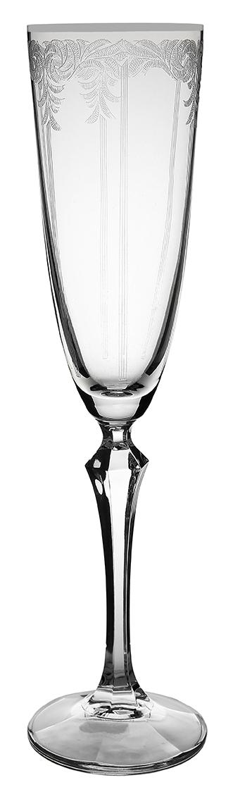 ΠΟΤΗΡΙ ΚΟΛΩΝΑΤΟ ΟΥΖΟΥ 220ml ELISABETH-Q8106/S CRYSTALEX
