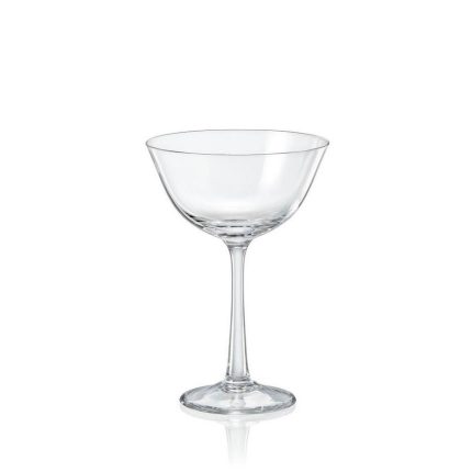 ΠΟΤΗΡΙΑ ΚΟΛΩΝΑΤΑ ΣΕΤ 4 ΤΕΜΑΧΙΩΝ 170ml CHAMP.SAUCER PRALINES - CRYSTALEX