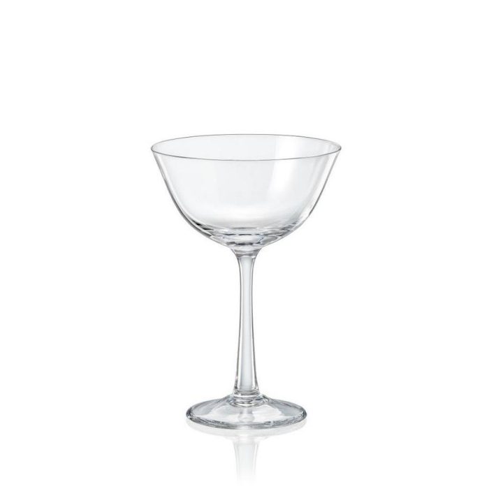 ΠΟΤΗΡΙΑ ΚΟΛΩΝΑΤΑ ΣΕΤ 4 ΤΕΜΑΧΙΩΝ 170ml CHAMP.SAUCER PRALINES - CRYSTALEX