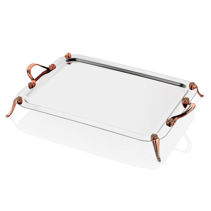 ΔΙΣΚΟΣ ΑΝΟΞΕΙΔΩΤΟΣ 18/10 40x22cm ELIT/ROSE GOLD - ORIANA FERELLI®